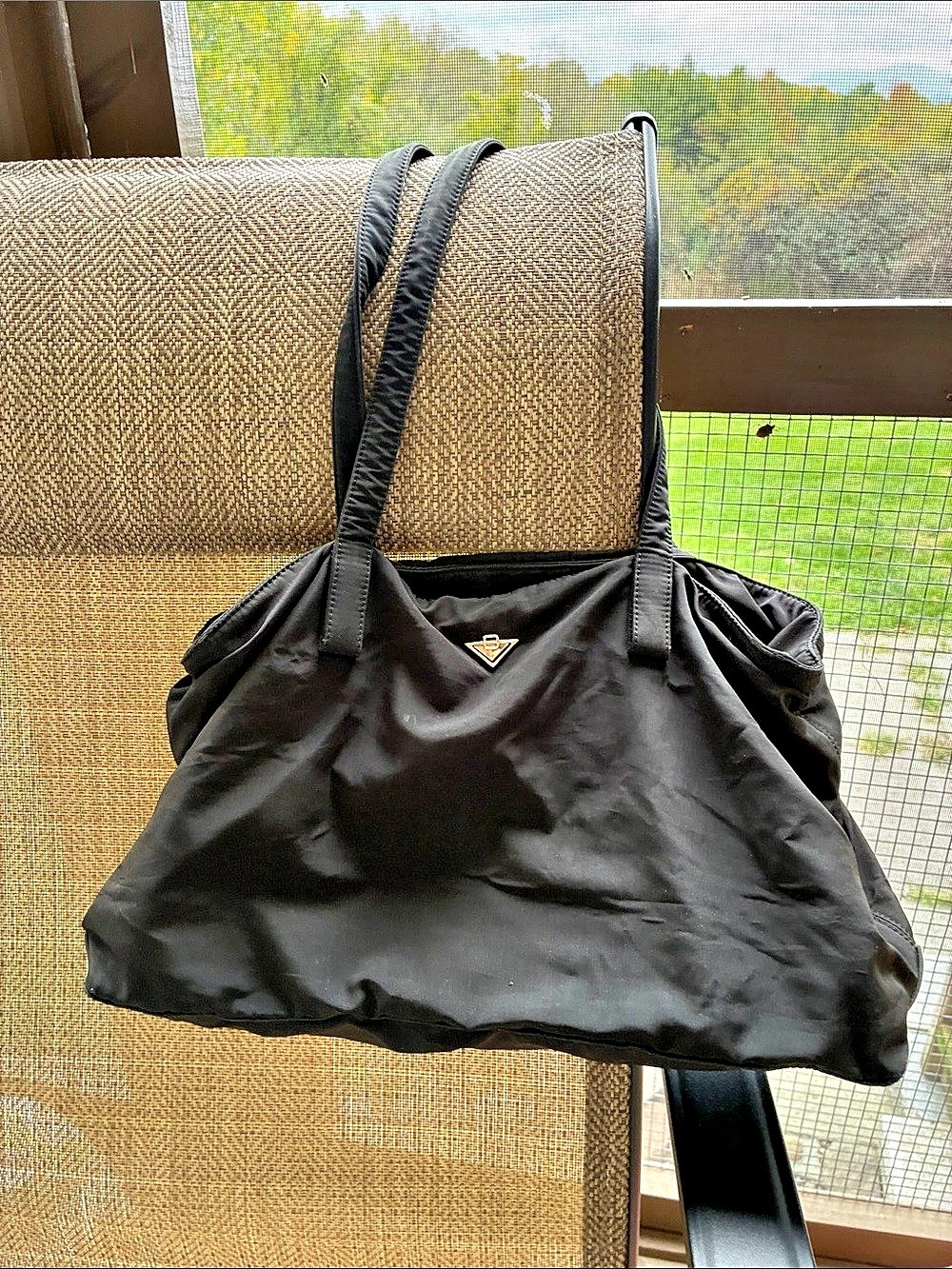 Bottega Veneta Black nylon Tote Bag
